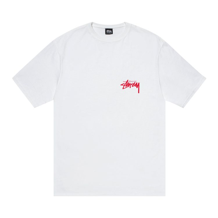 Stussy Skate Tough Tee White