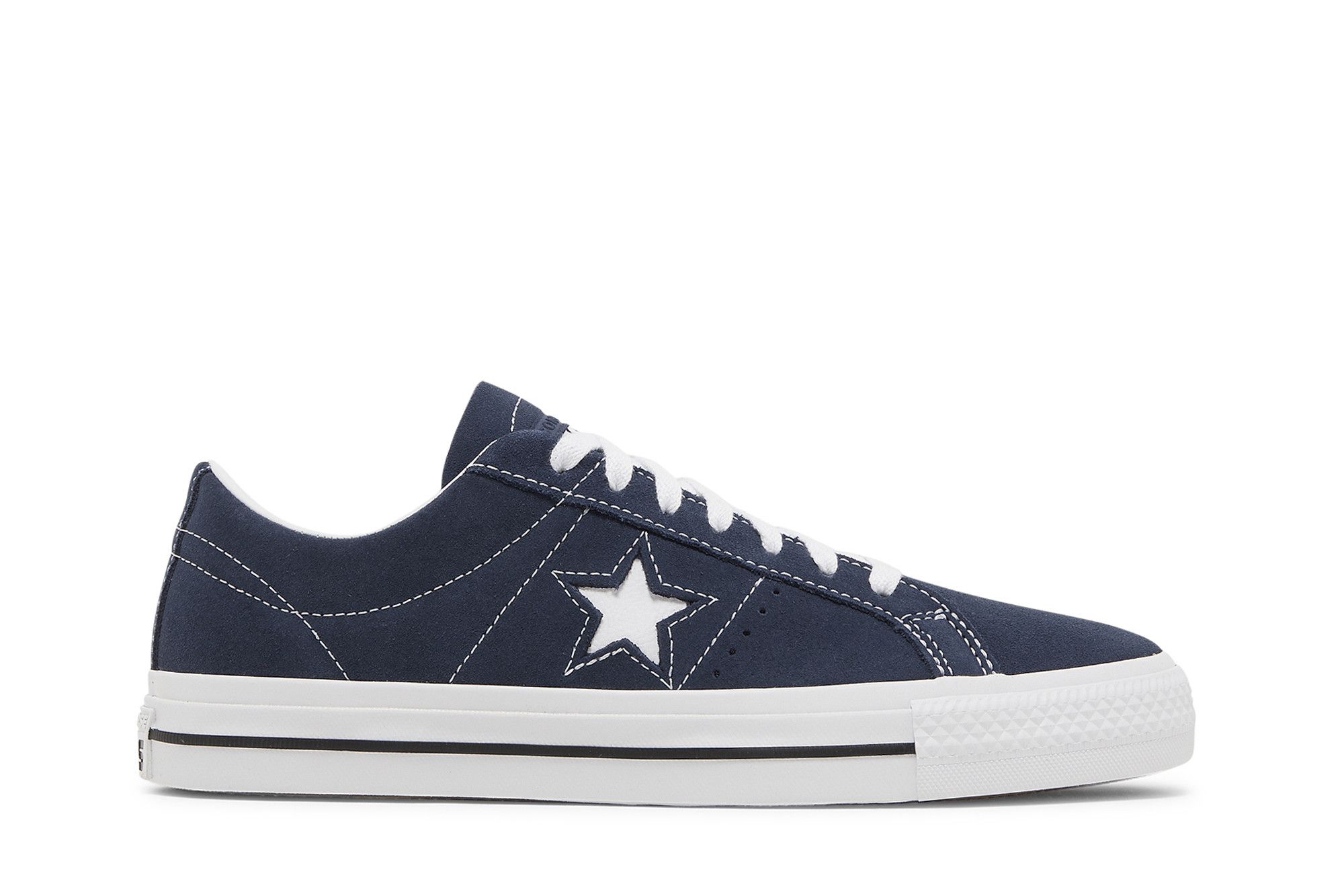 Navy one star converse sale