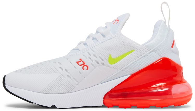 Nike Wmns Air Max 270 White Bright Crimson Volt