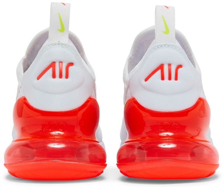 Nike Wmns Air Max 270 White Bright Crimson Volt