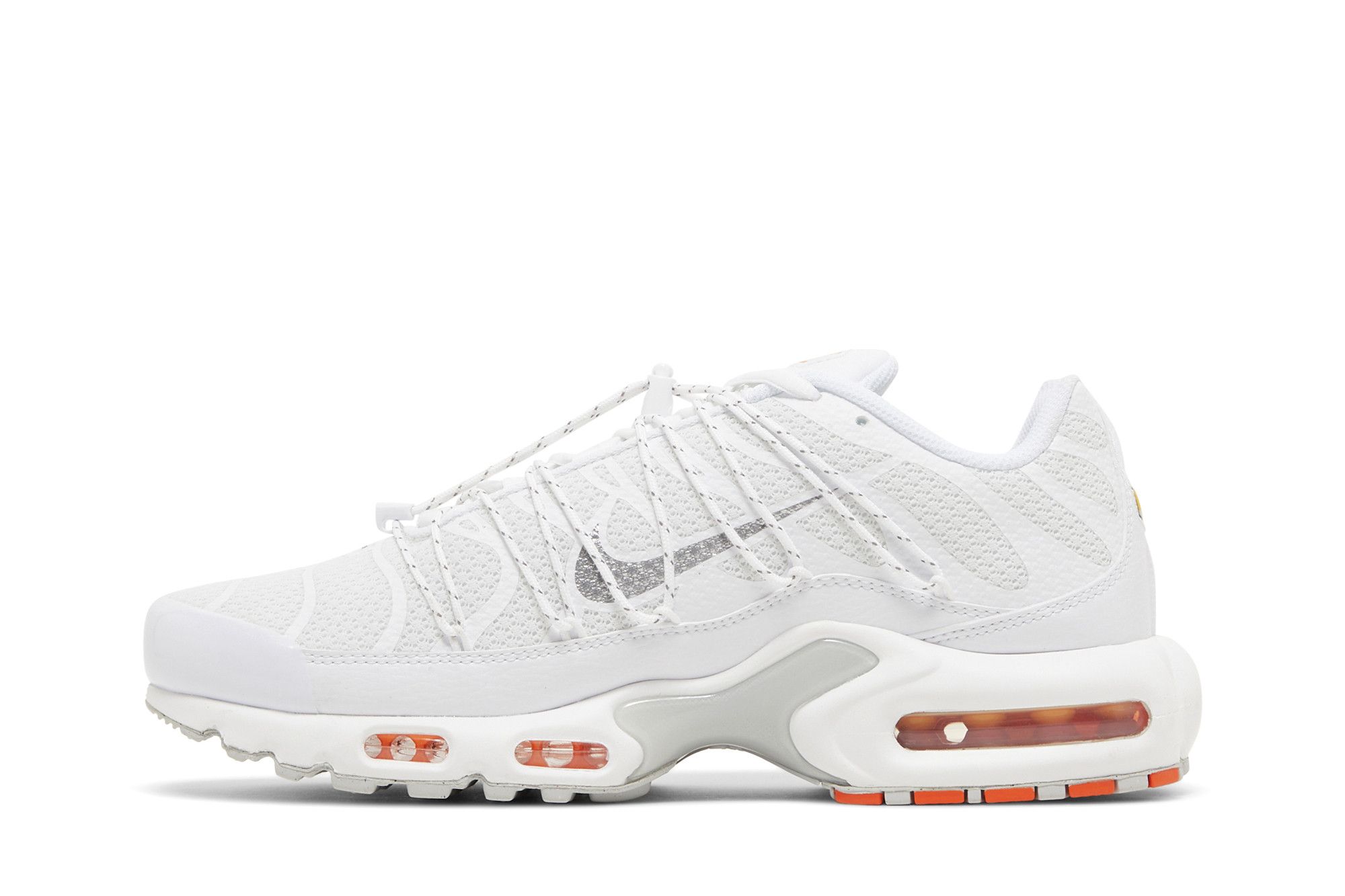 Nike air max plus white orange best sale