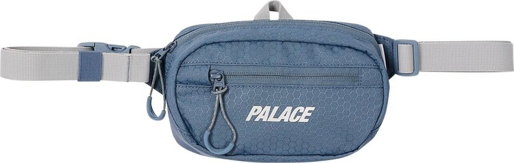 Palace Cordura Eco Hex Ripstop Mini Waist Bag 'Slate Grey'