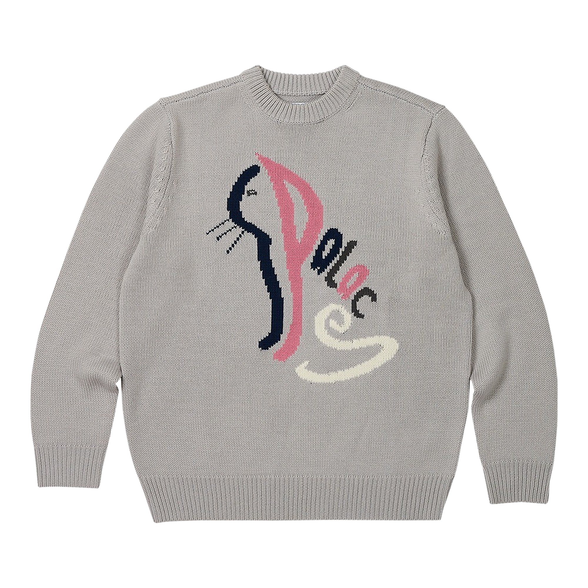 Buy Palace Cat Knit 'Cloudy' - P25KW007 | GOAT