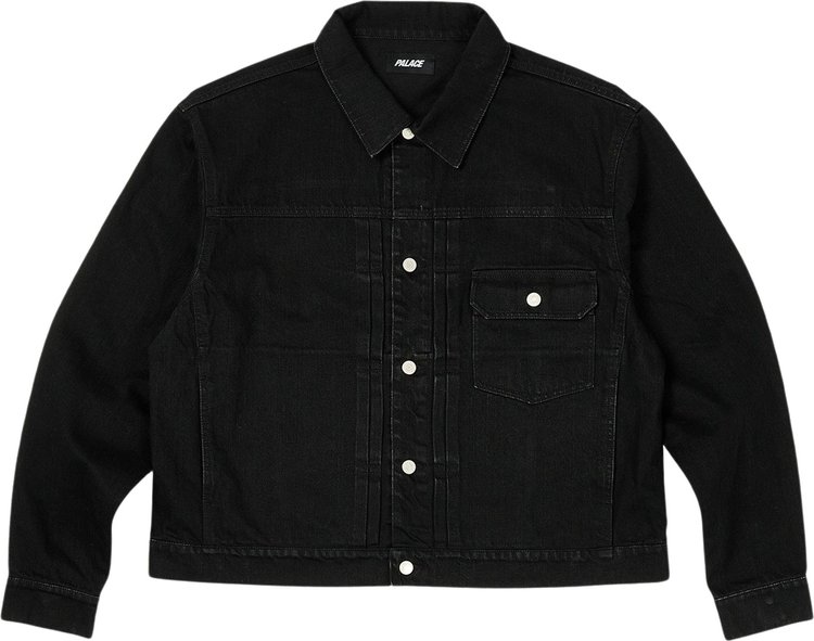 Buy Palace Denim Jacket 'Black' - P25JK047 | GOAT