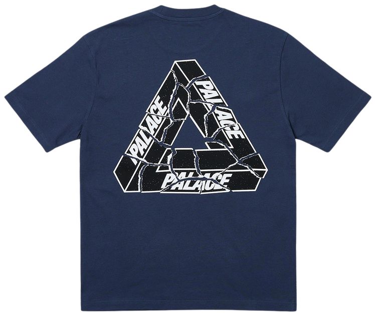 Palace Tri Ripped T Shirt Navy