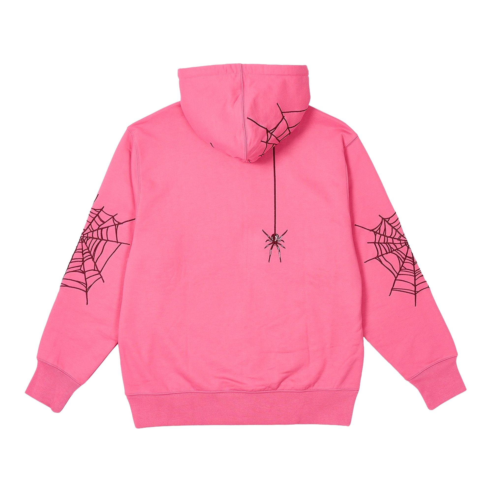 Buy Palace Spider Zip Hood Shock Pink P25CS078 GOAT