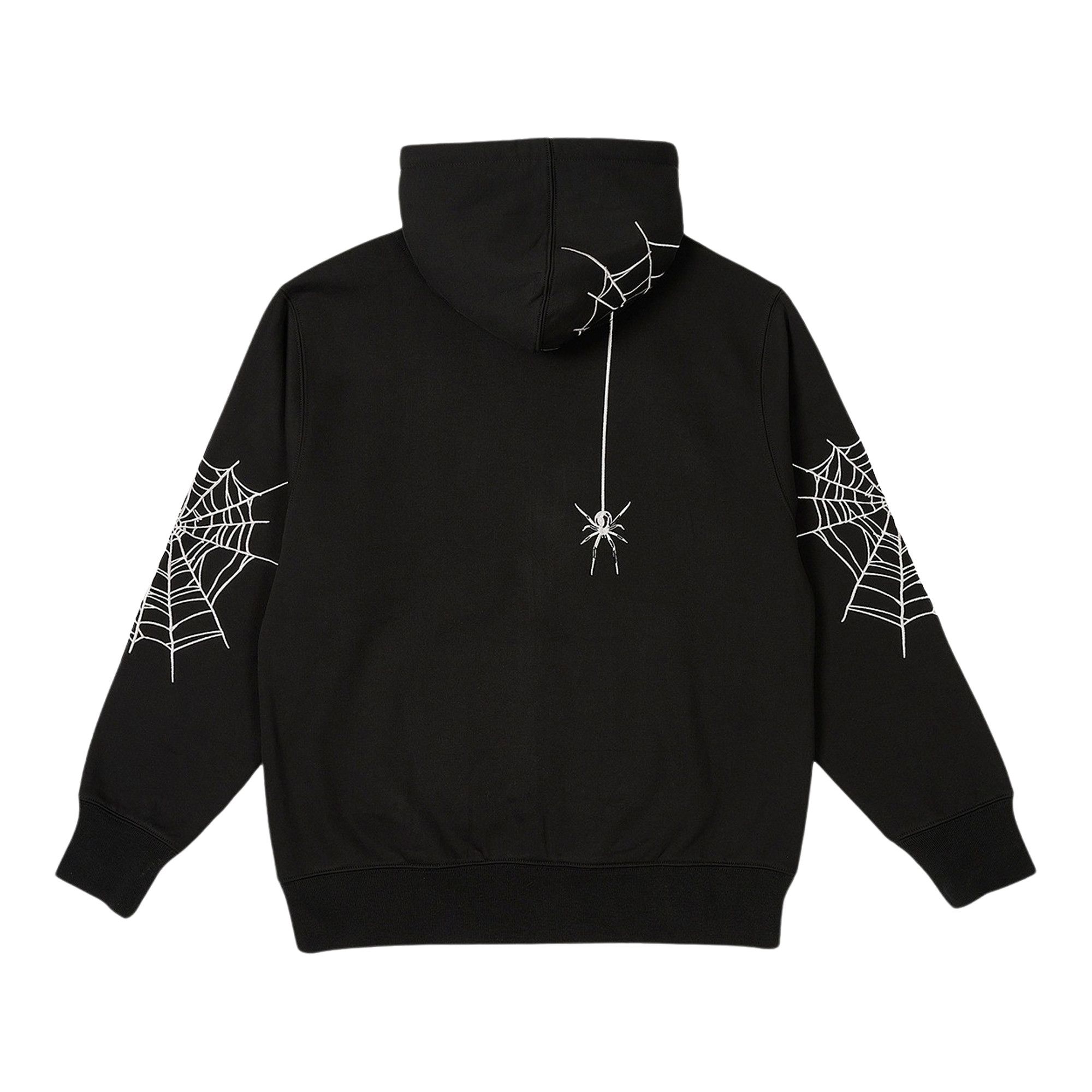 Buy Palace Spider Zip Hood 'Black' - P25CS076 | GOAT UK