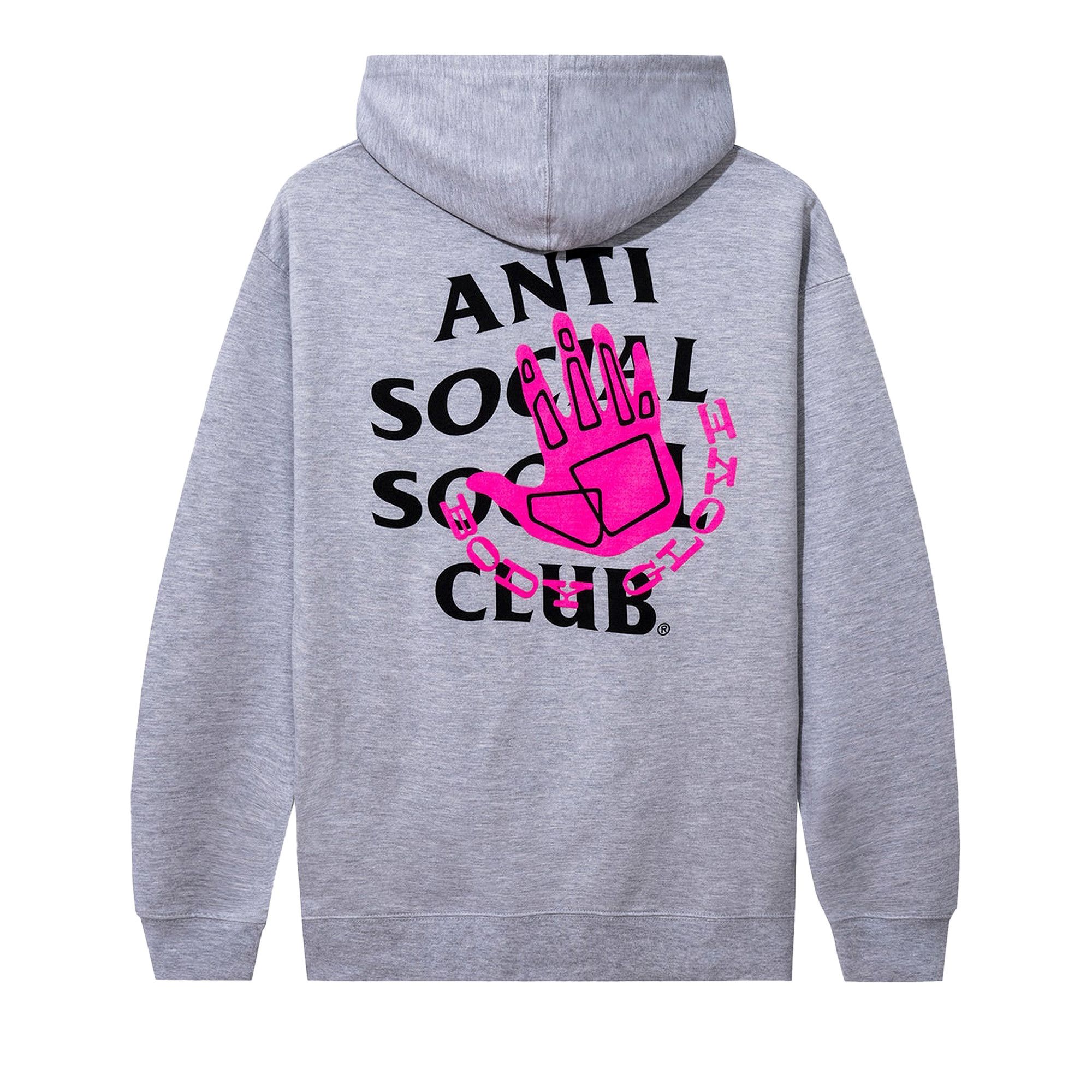 Buy Anti Social Social Club Spray Pullover Grey Heather ASSC23MAJ1HD36 GOAT CA