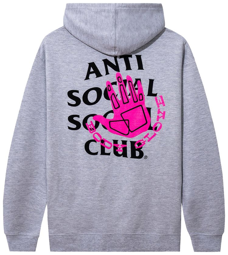 Anti Social Social Club Spray Pullover Grey Heather