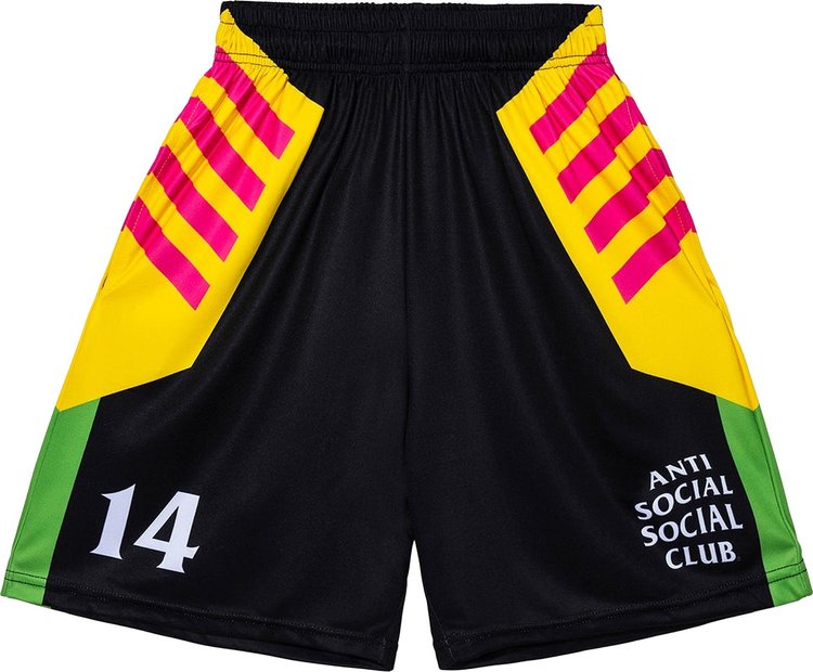 Anti Social Social Club Own Goal Soccer Shorts 'Black'