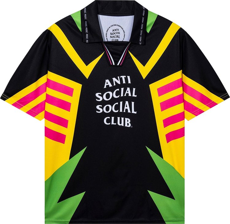 Anti Social Social Club Own Goal Soccer Jersey 'Black'