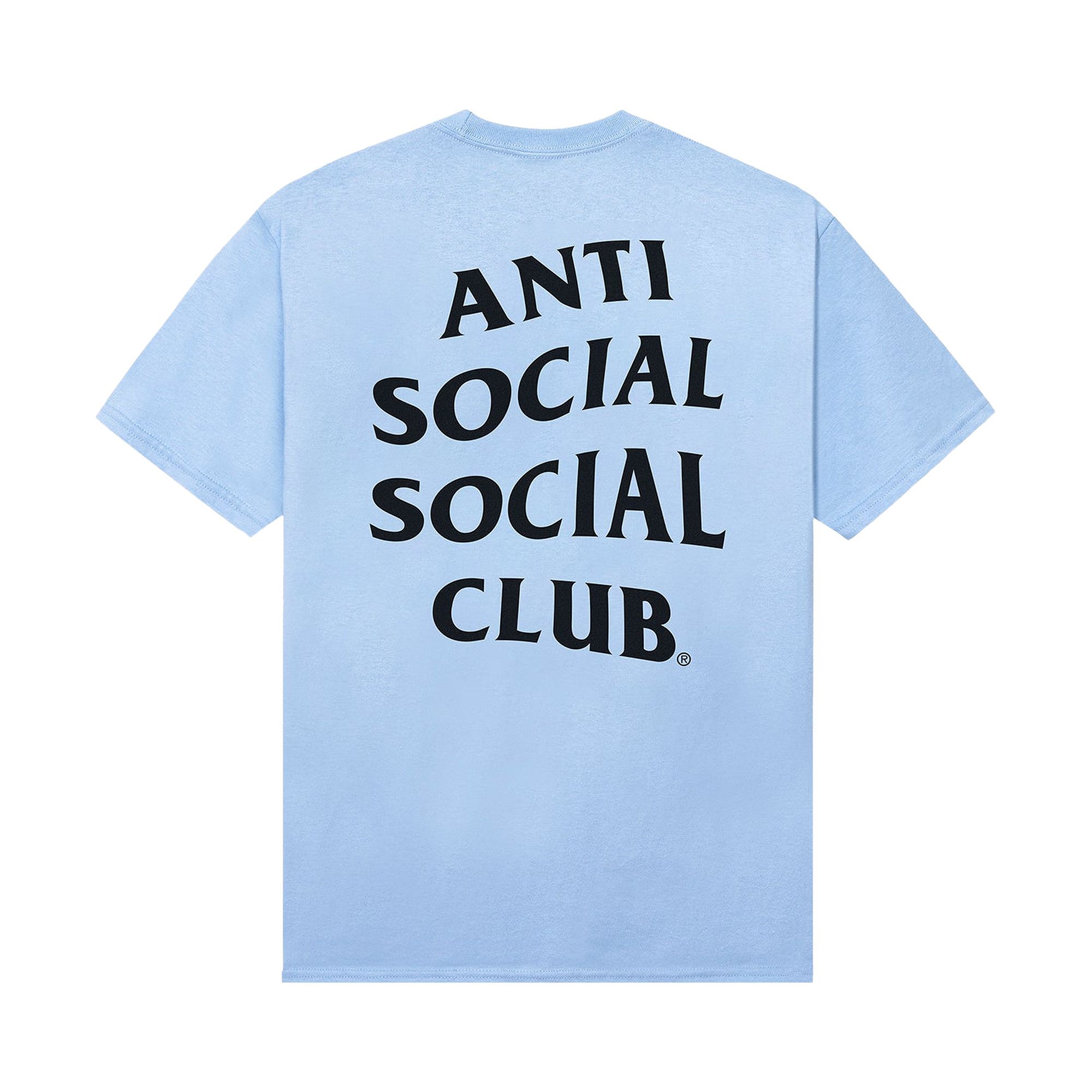 Baby blue anti social social club hot sale