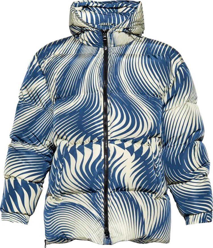 Dries Van Noten Insulated Hooded Jacket 'Blue'