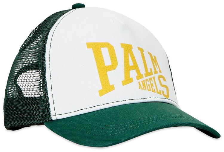 Palm Angels League Trucker Cap Green