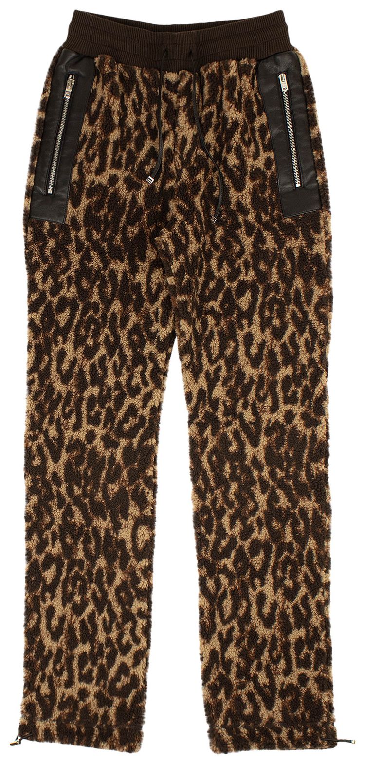 Buy Amiri Leopard Print Fleece Sherpa Pants 'Multicolor' - 0498 ...