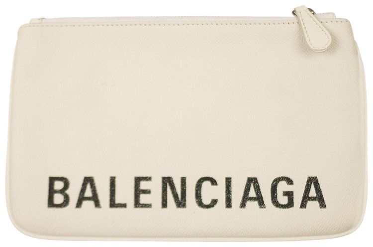 Balenciaga Ville Medium Pouch Beige