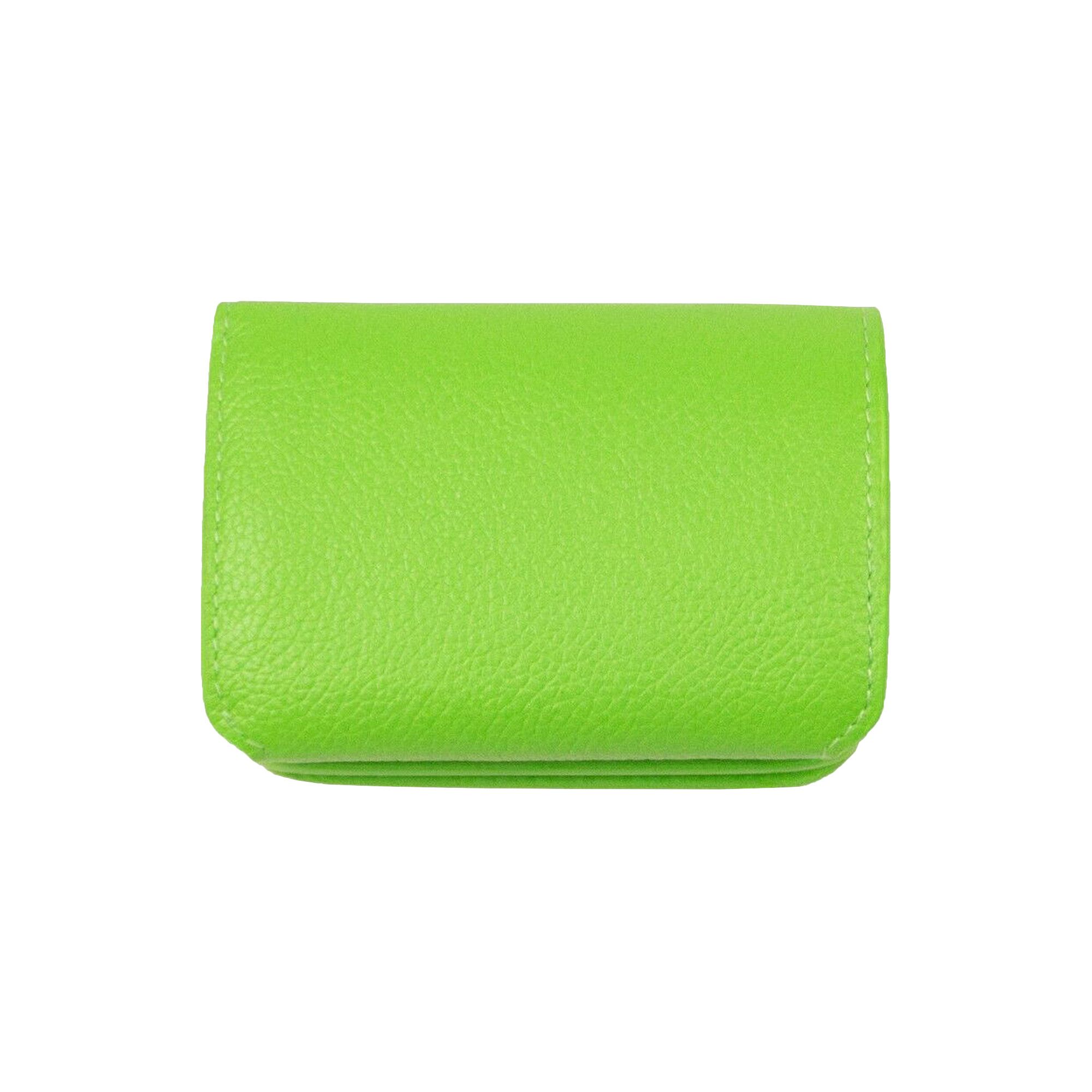 Buy Balenciaga Cash Mini Wallet 'Green' - 594216 1IZI3 3865