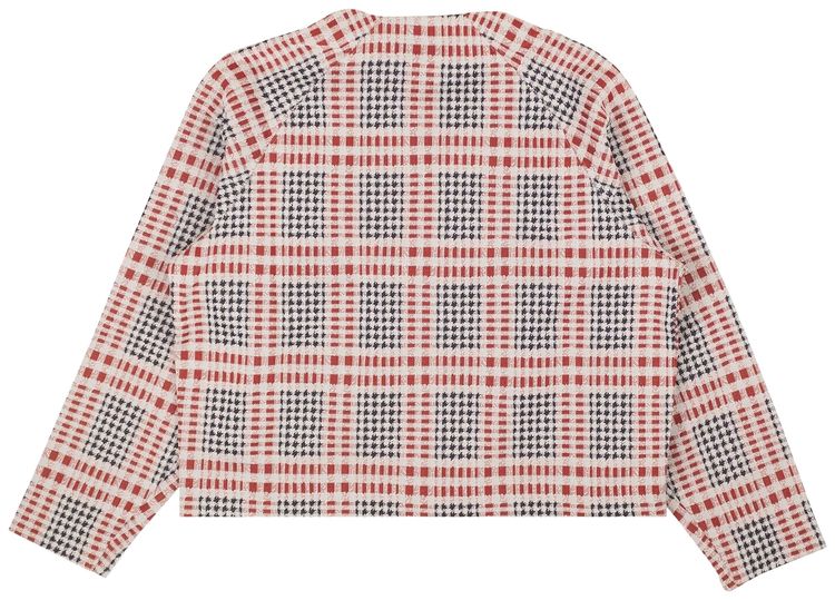 Needles Track Jacket WhiteRedBlack