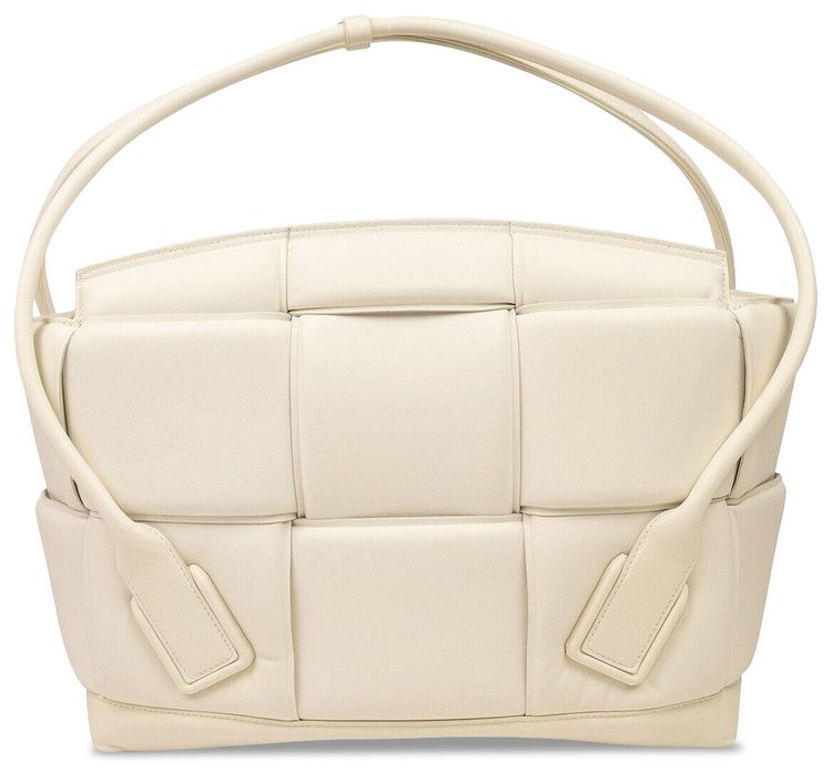 Bottega Veneta Arcro Bag White