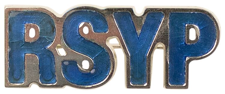 Raf Simons RSYP Pin Blue