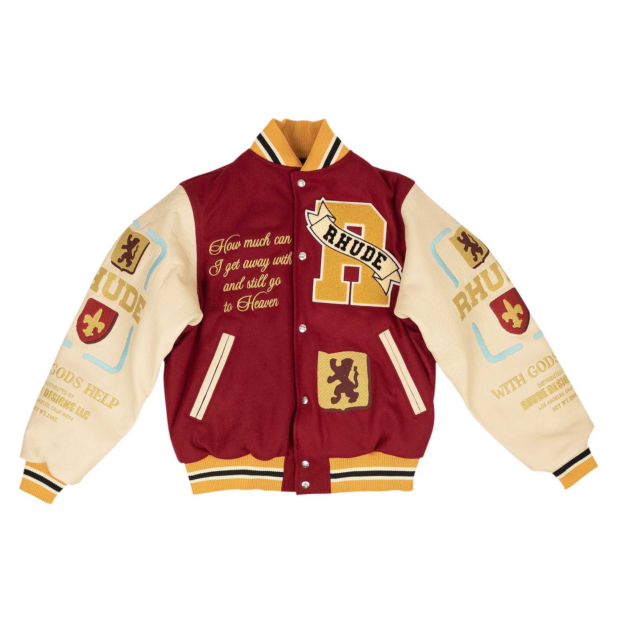 Rhude Le Valley Varsity Jacket 'Multicolor'