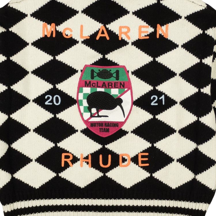 Rhude x McLaren Flag Polo Sweater Multicolor