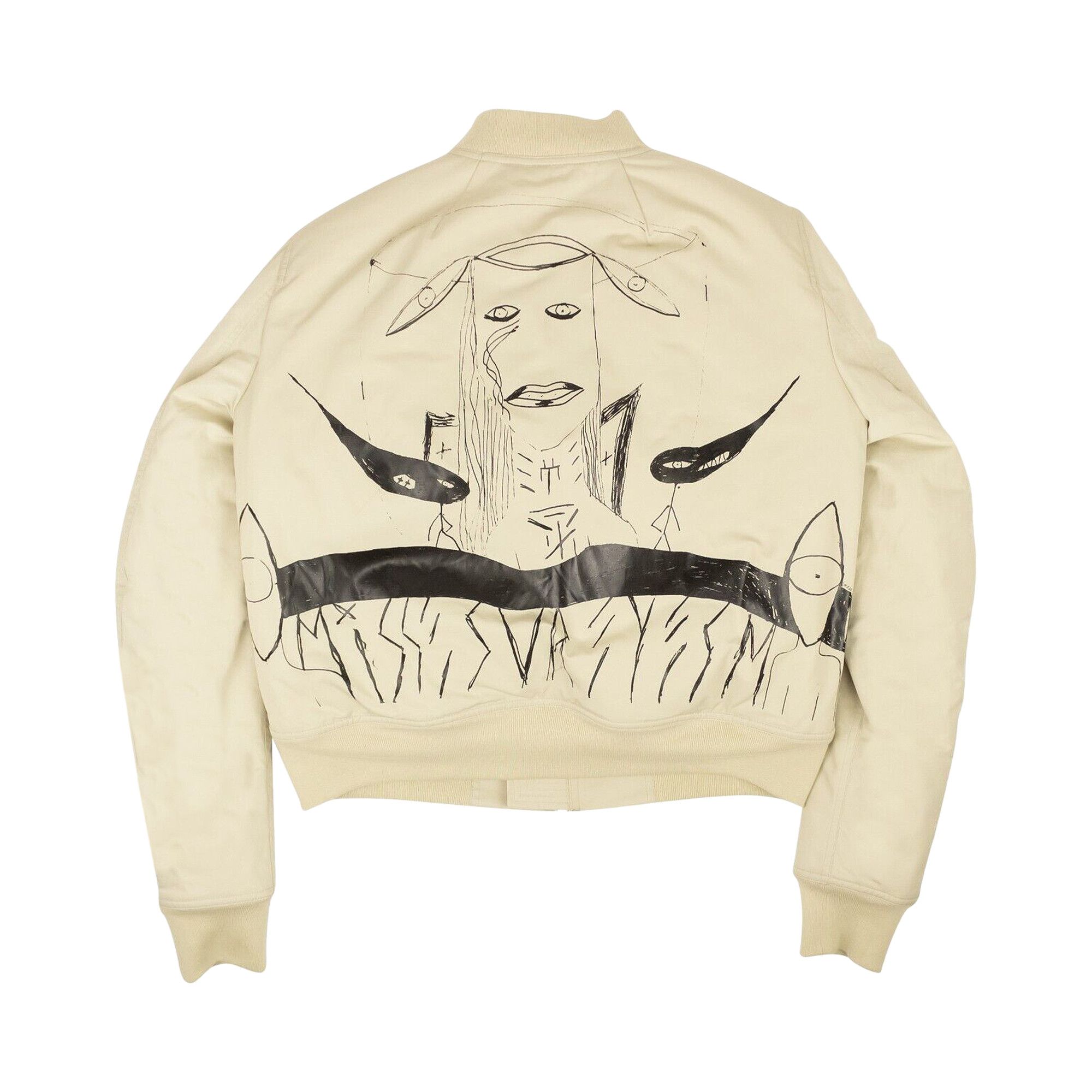Buy Rick Owens DRKSHDW Flight Bomber Jacket 'Beige