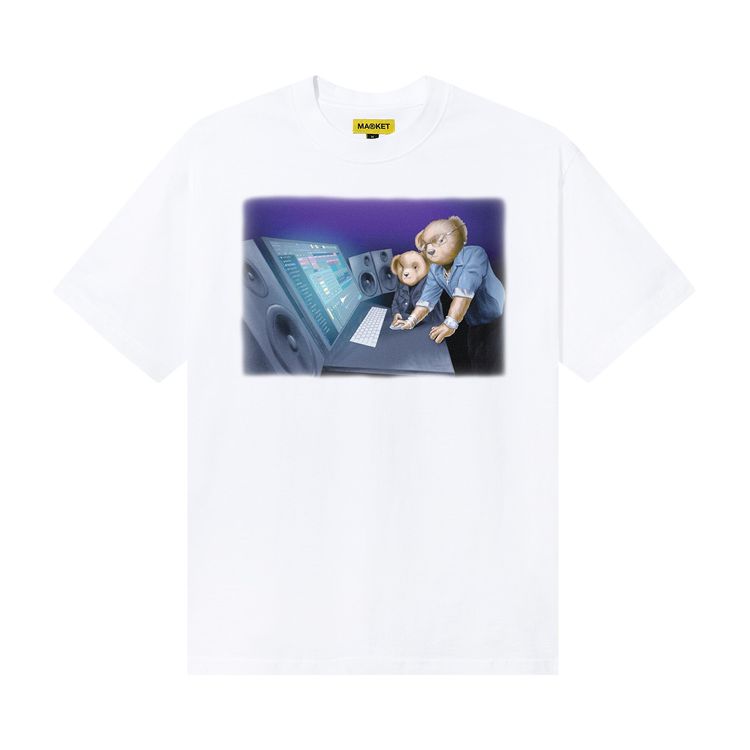 Market Studio Bears T Shirt White