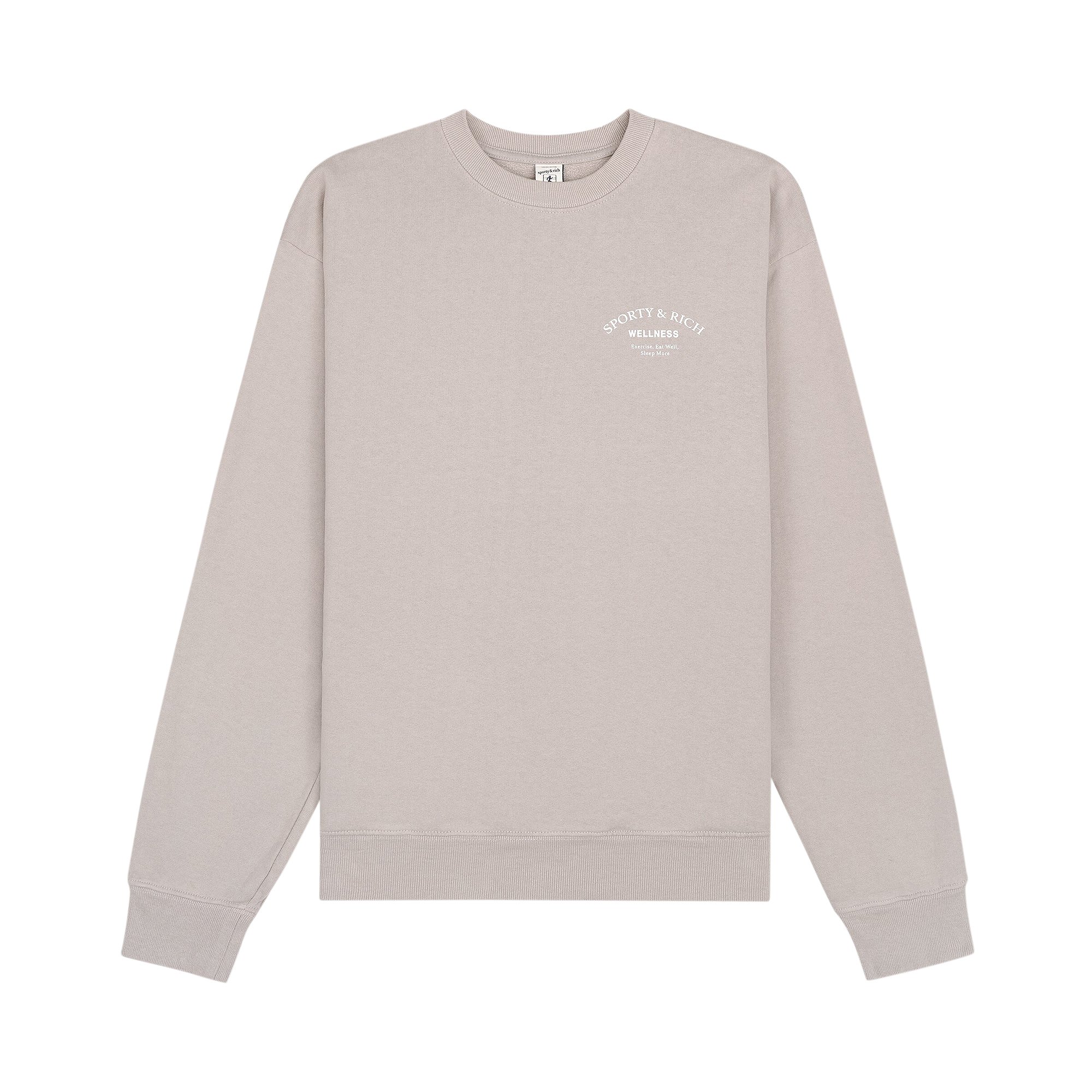 Buy Sporty & Rich Wellness Studio Crewneck 'Dove/White' - CR866DV