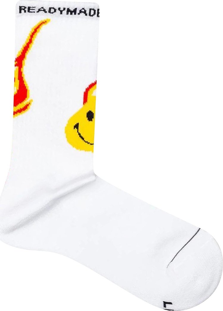 READYMADE Fire Socks 'White'