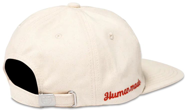 Human Made 6 Panel Twill Cap 1 WHITE