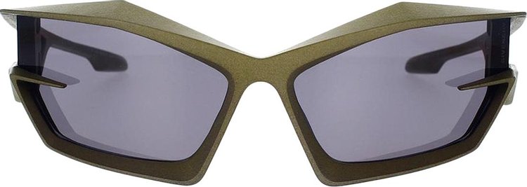 Givenchy Cut Sunglasses 'Matte Dark Green/Smoke'
