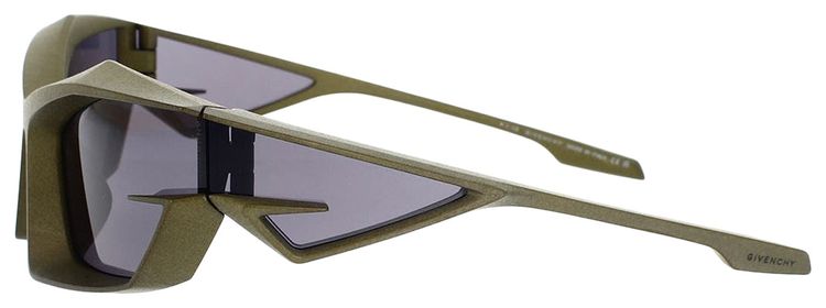 Givenchy Cut Sunglasses Matte Dark GreenSmoke