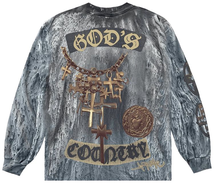 Cactus Jack by Travis Scott Gods Country Long Sleeve Multicolor