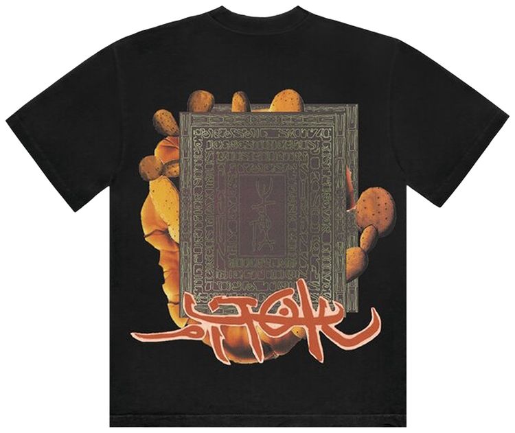 Cactus Jack by Travis Scott Manuscript Tee Black