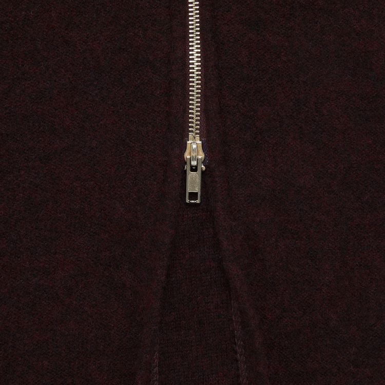 Vintage Alexander McQueen Knit Skirt With Slit Detail Maroon