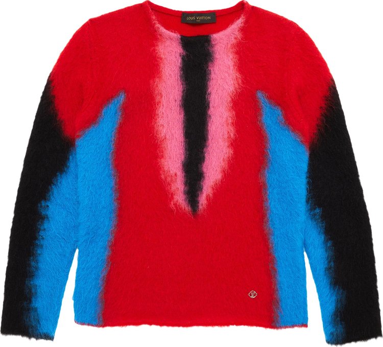 Louis Vuitton x Kim Jones Impala Mohair Knit Sweater 'Red'