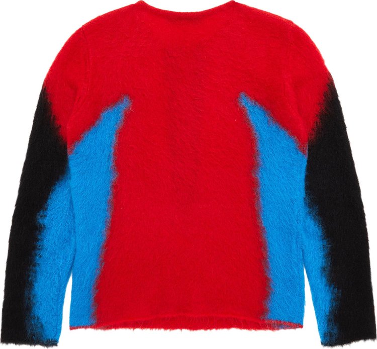 Louis Vuitton x Kim Jones Impala Mohair Knit Sweater Red