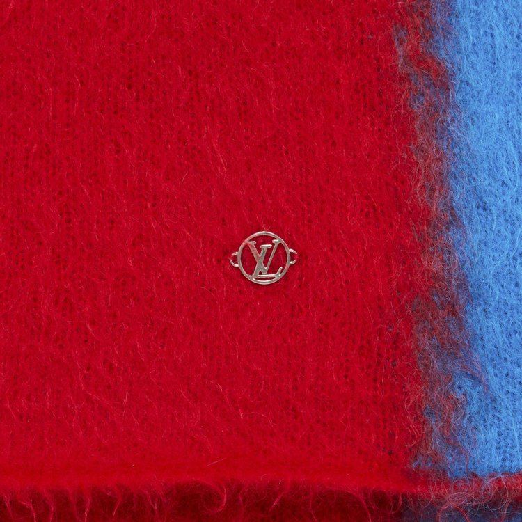 Louis Vuitton x Kim Jones Impala Mohair Knit Sweater Red