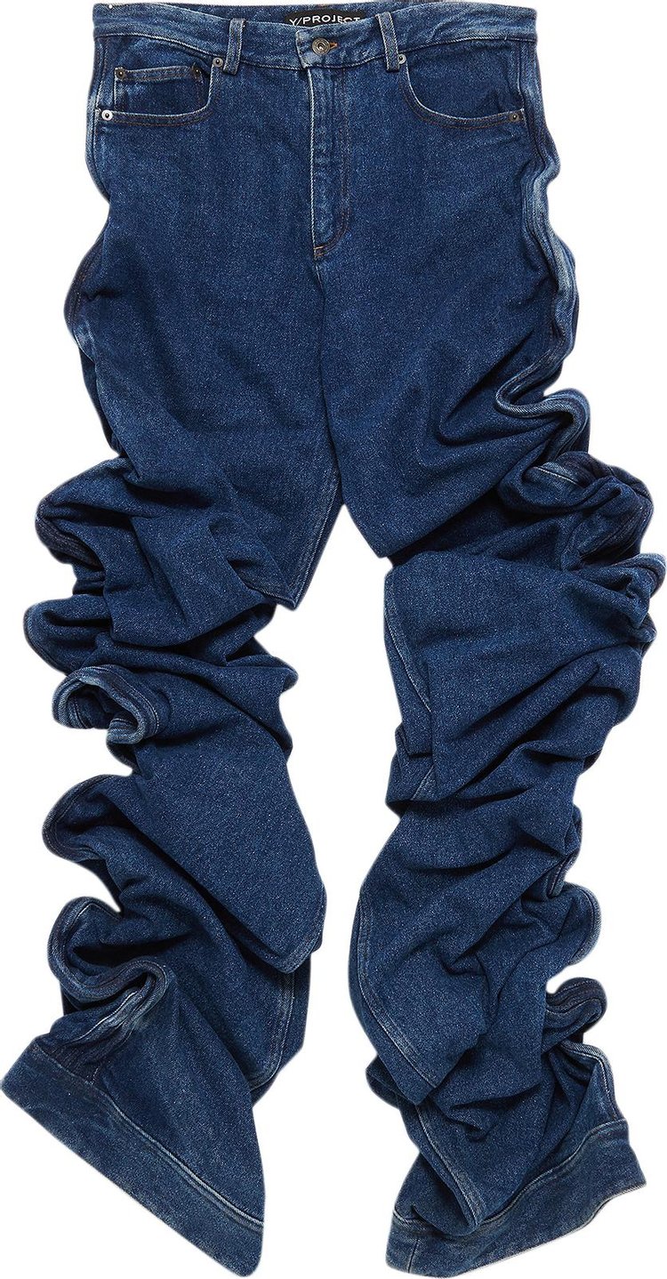 Y/Project Wired Baggy Jeans 'Blue'