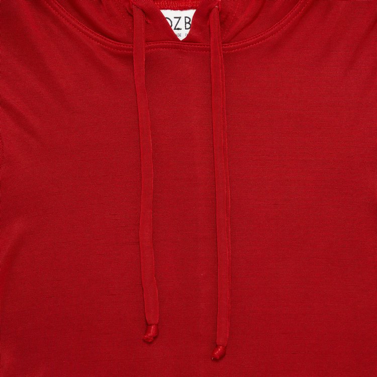 Rifat Ozbek Hooded Bodysuit Red