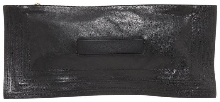 YProject Wire Leather Clutch Black