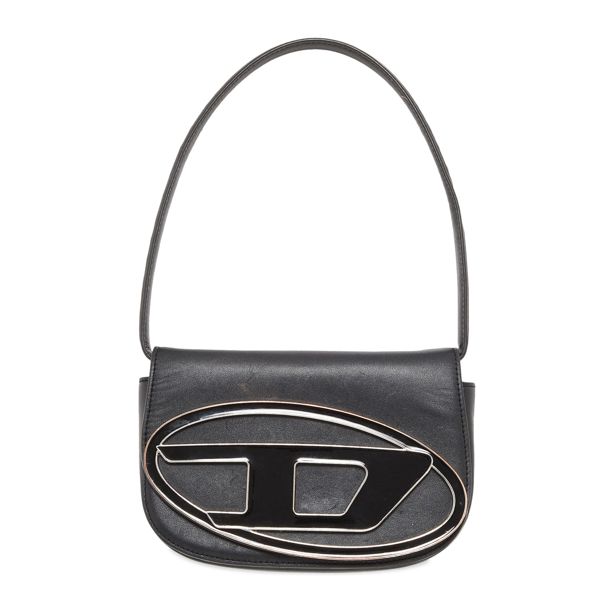 ★DIESEL★ 1DR Shoulder Bag Black X08396PR818T8013 X08396PR8 Women's 1DR-Iconic shoulder bag in nappa leather | Black