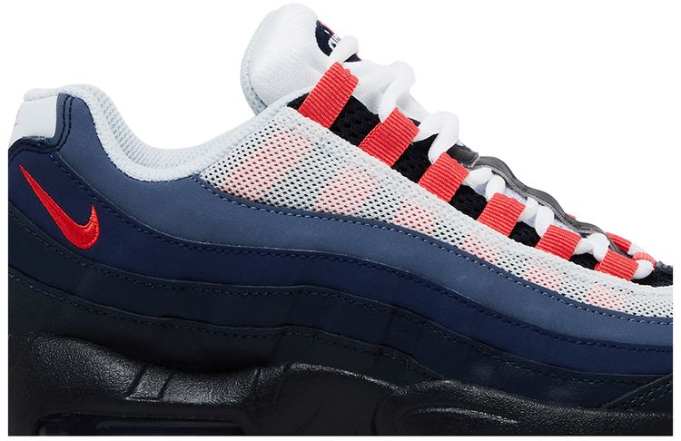 Nike Air Max 95 Recraft GS Dark Obsidian Track Red