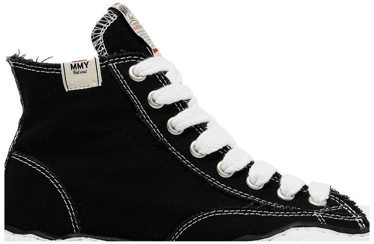 Maison Mihara Yasuhiro Peterson OG Sole Canvas High Black White