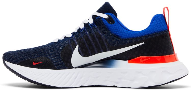 Nike React Infinity Run Flyknit 3 College Navy Bright Crimson