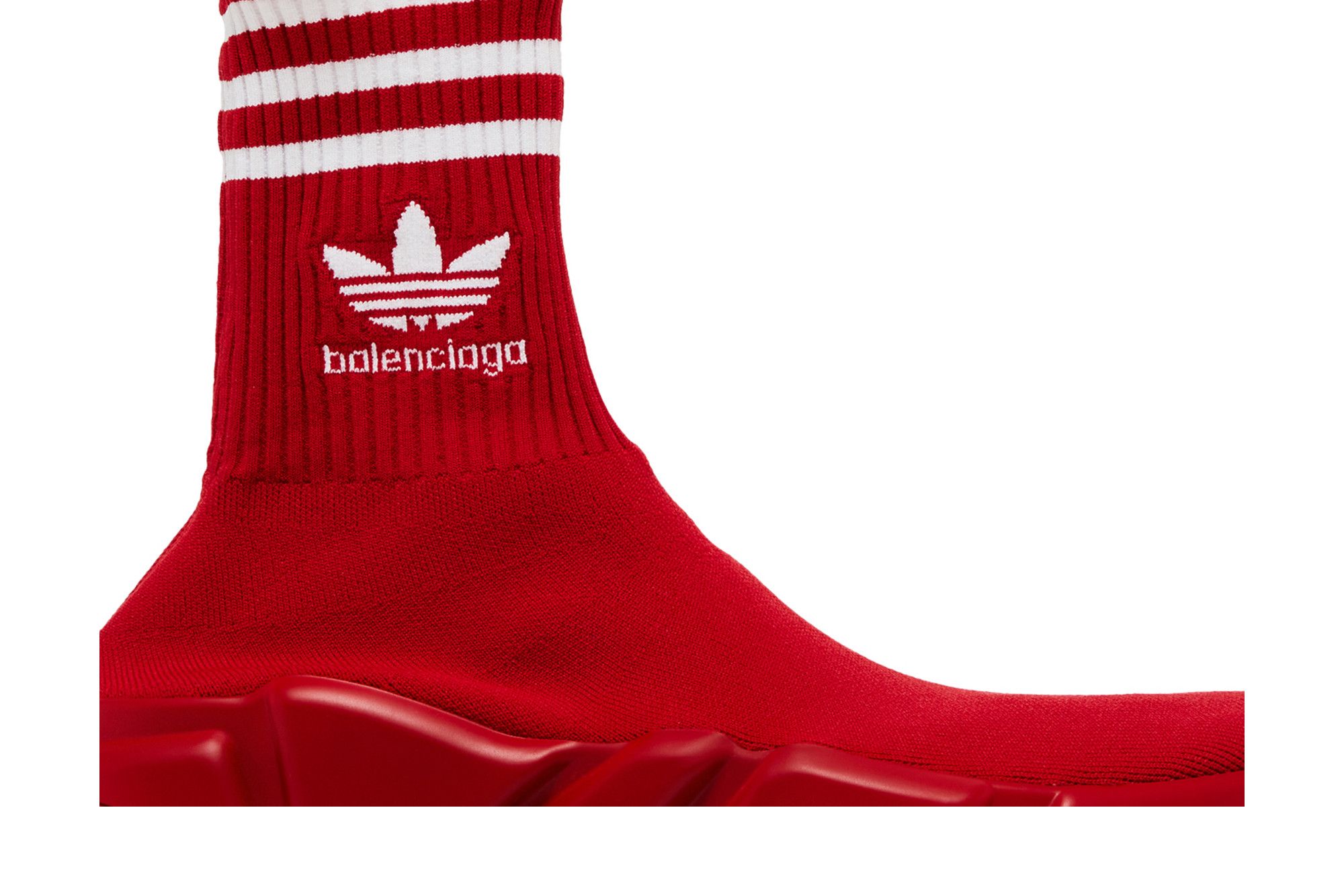 Balenciaga red socks discount