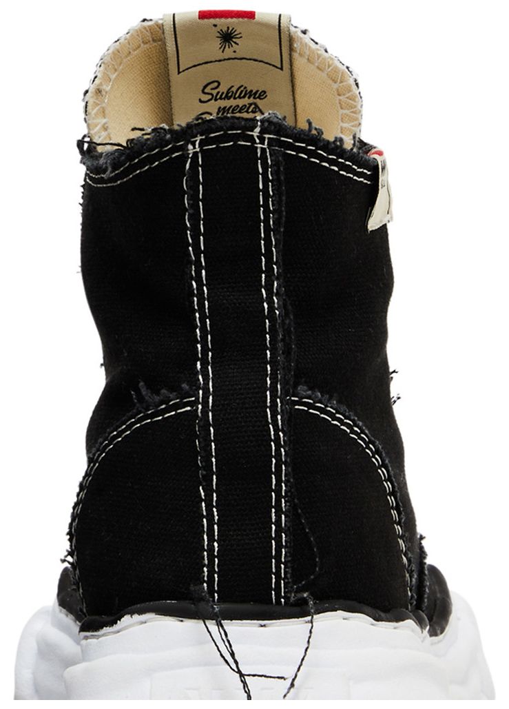 Maison Mihara Yasuhiro Peterson OG Sole Canvas High Black White