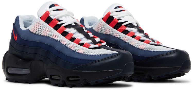 Nike Air Max 95 Recraft GS Dark Obsidian Track Red