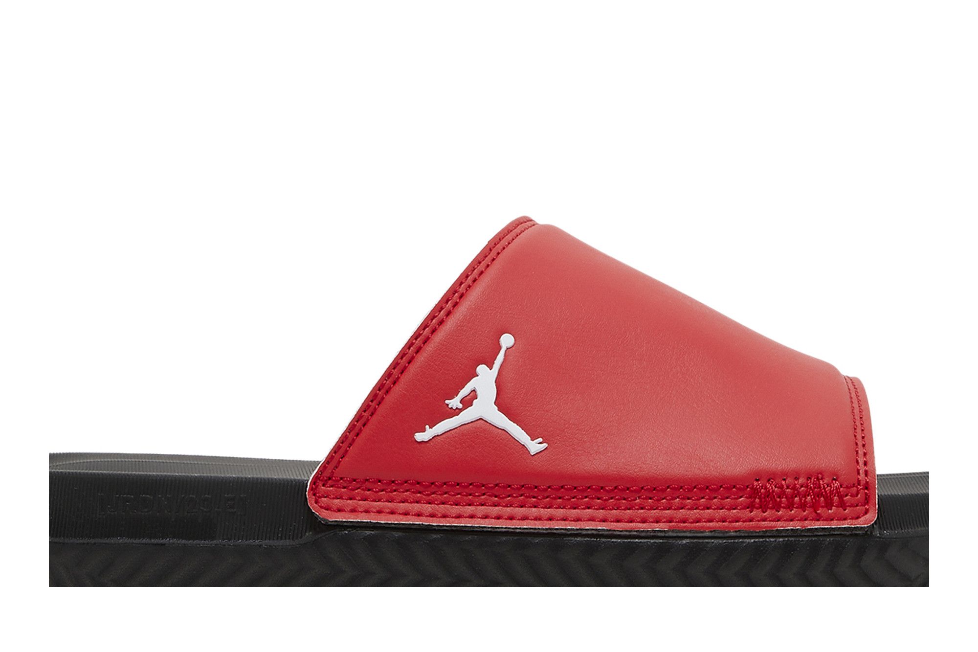 Red jordan slides store